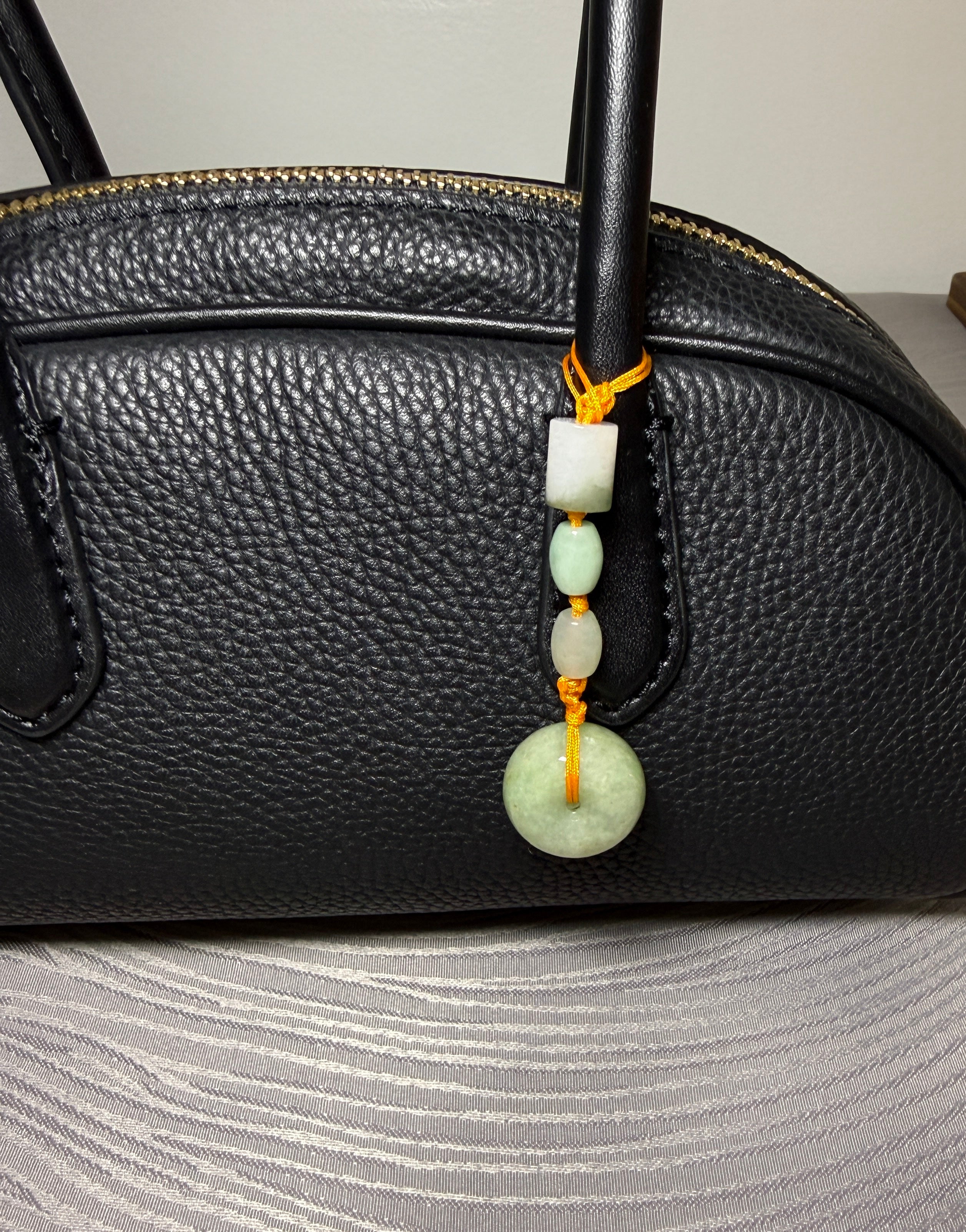 13-Piece Bundle   Natural Burmese Jadeite Keychain
